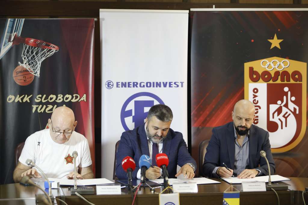 Energoinvest potpisao sponzorske ugovore sa Bosnom i Slobodom